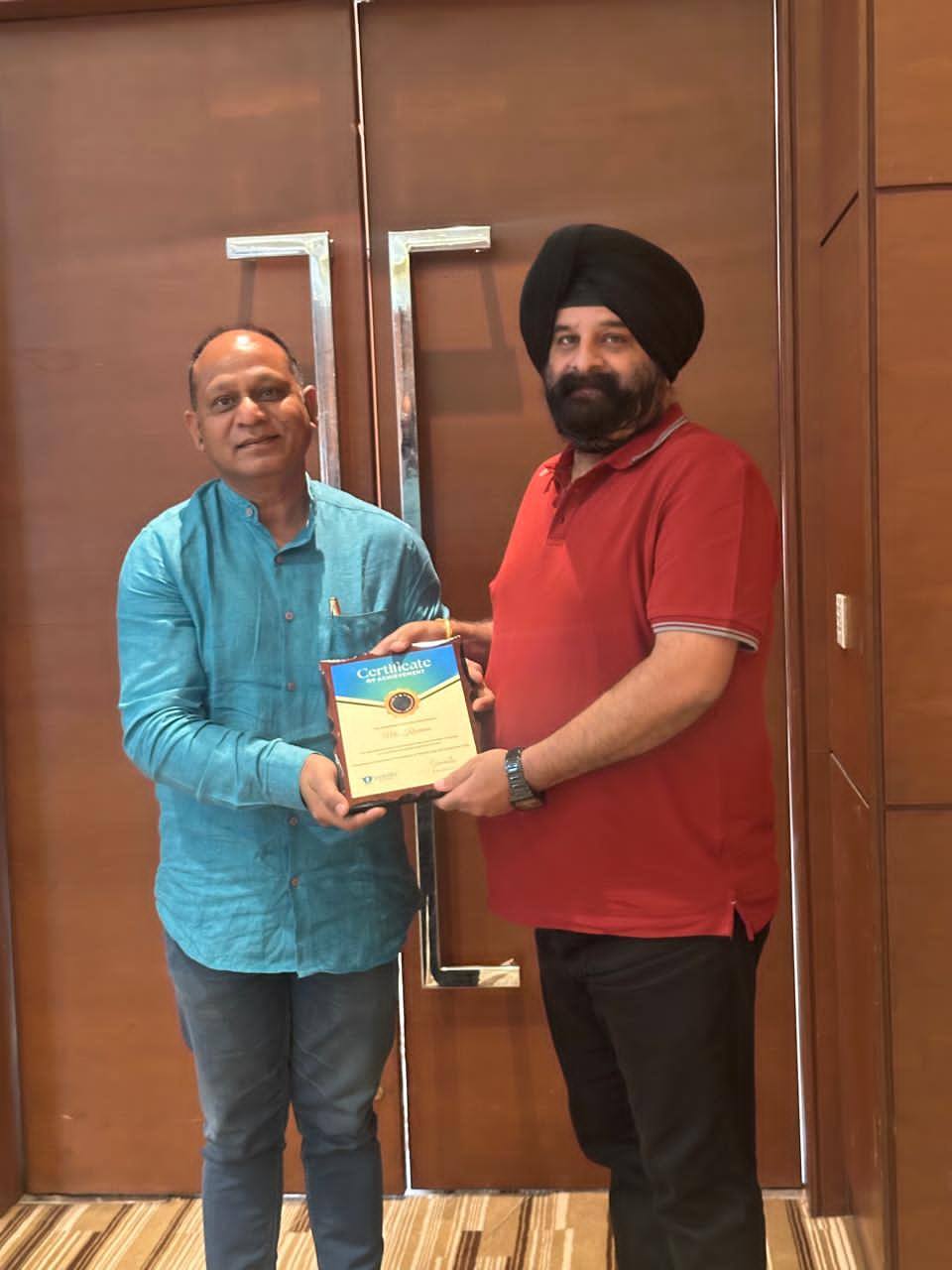 We Sincerely Thank Coaching Federation Of India For Honoring Us